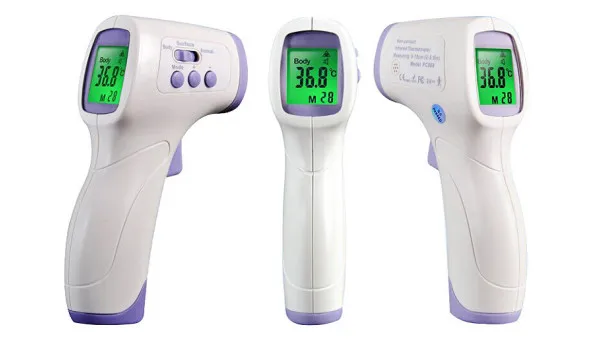 Цифровой Инфракрасный Бесконтактный Детский термометр с ЖК-дисплеем