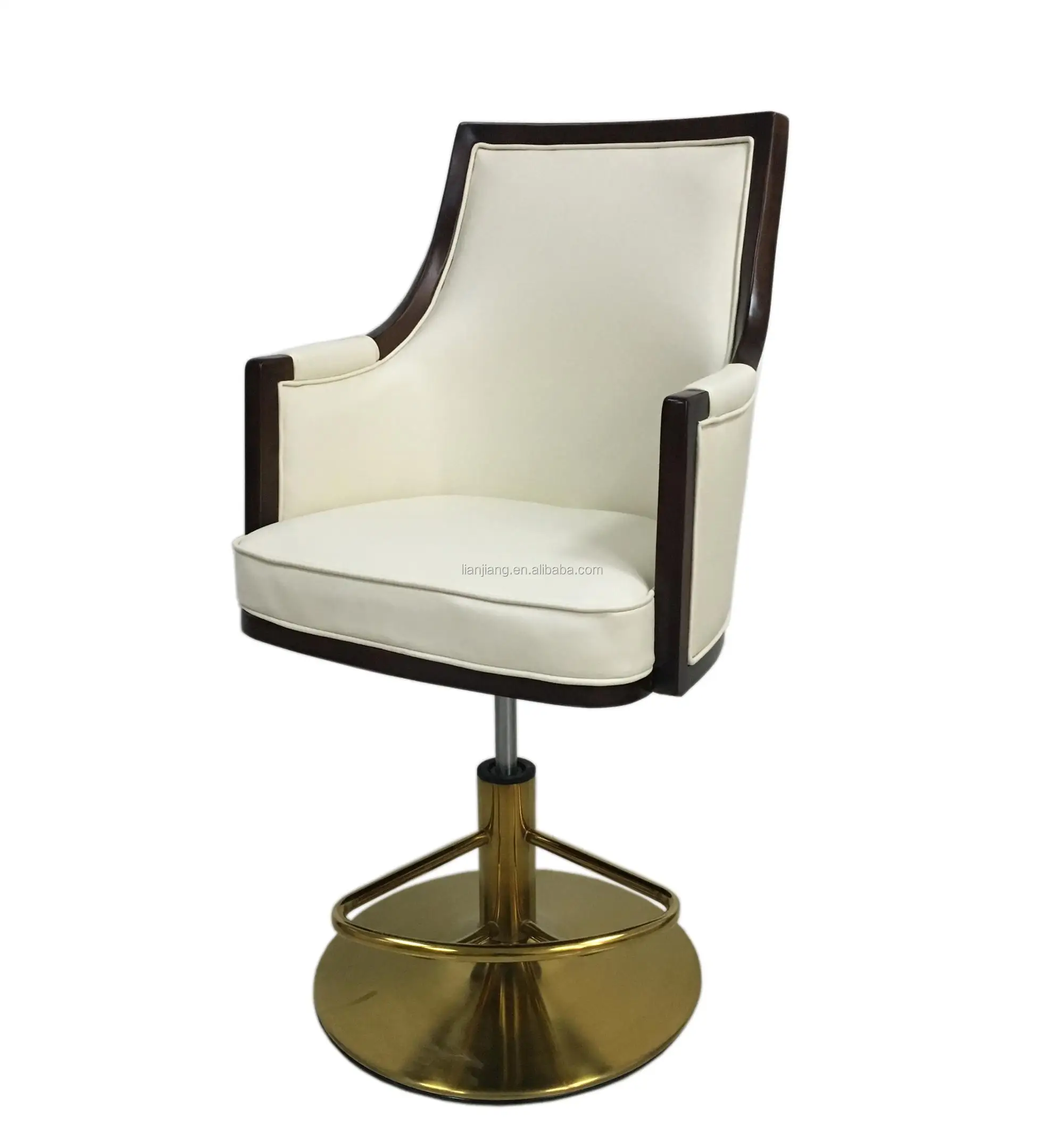high quality leather Texas poker chair casino chair base manufacturers