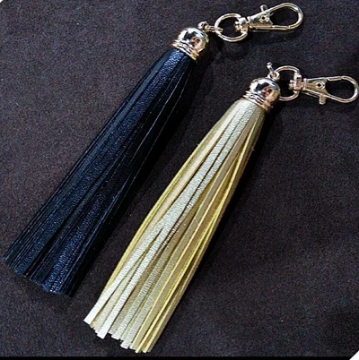 quality eco-friend leather tassel, key chain tassel, decoration tassel