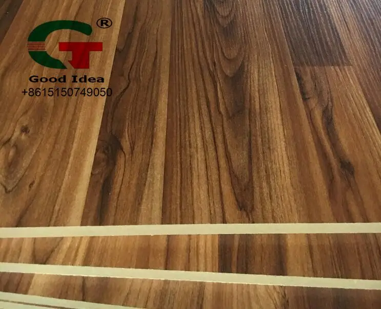 
2020 hot sale wood fiber 1220x2440mm high glossy melamine MDF 