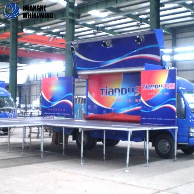 Mobile Cinema Mobile Stage Live Performances Vehicle
