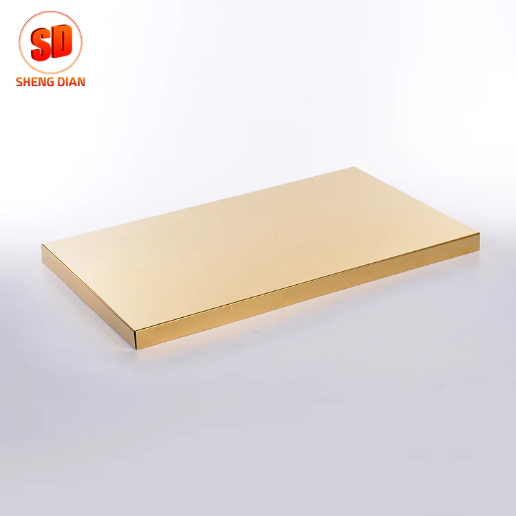 Фабрика питания золотой 8 К поверхности листа нержавеющей стали для металлические строительные материалы