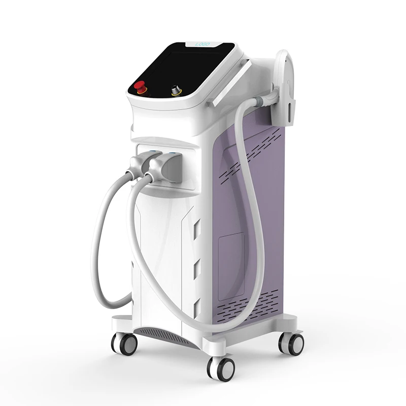 Beauty salon device used multi-functional machine tattoo removal ndyag plus 808nm diode laser hair removal