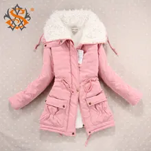 New 2016 font b Winter b font Coat font b Women b font Slim Plus Size