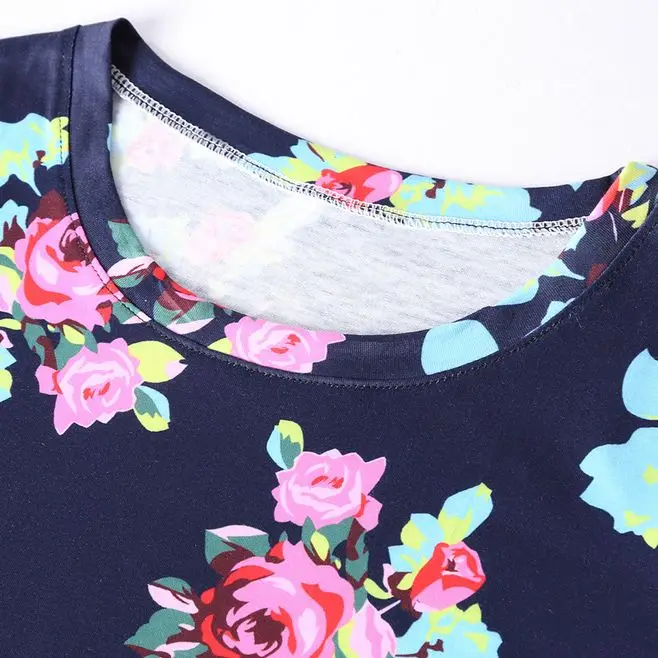 High quality Ebay Amazon Hot wholesale designer clothing simple Round Neck latest western dress patterns for ladies