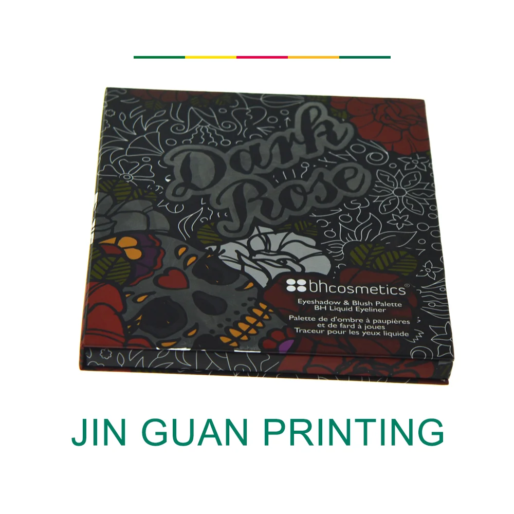 Custom hight quality cardboard gift eye shadow box