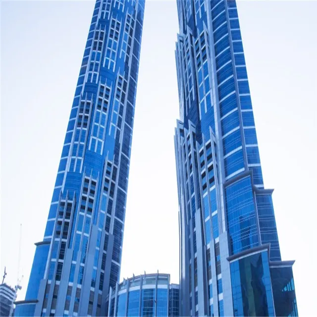 Здание, внешняя фасадная Светоотражающая стеклянная невидимая рамка, алюминиевая система для занавесок