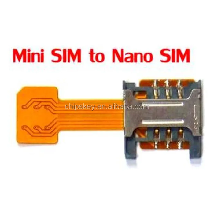Адаптер Mini sim-карты/Micro SIM карты для Nano plug
