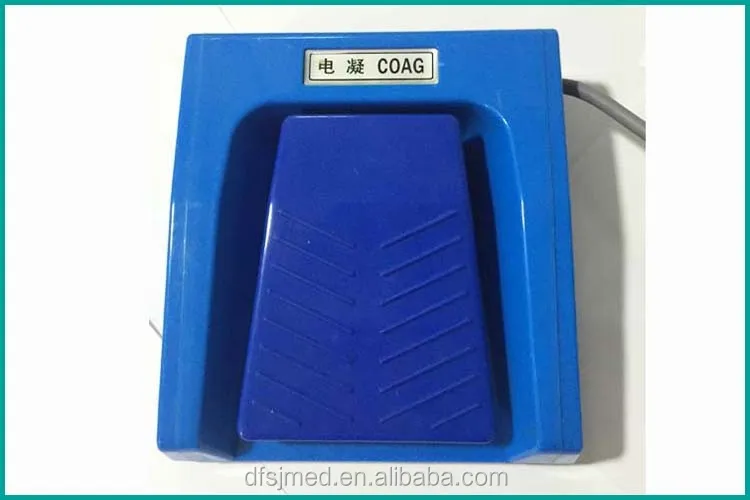 One button foot pedal control medical foot switch for esu unit/foot switch for electrosurgical generator
