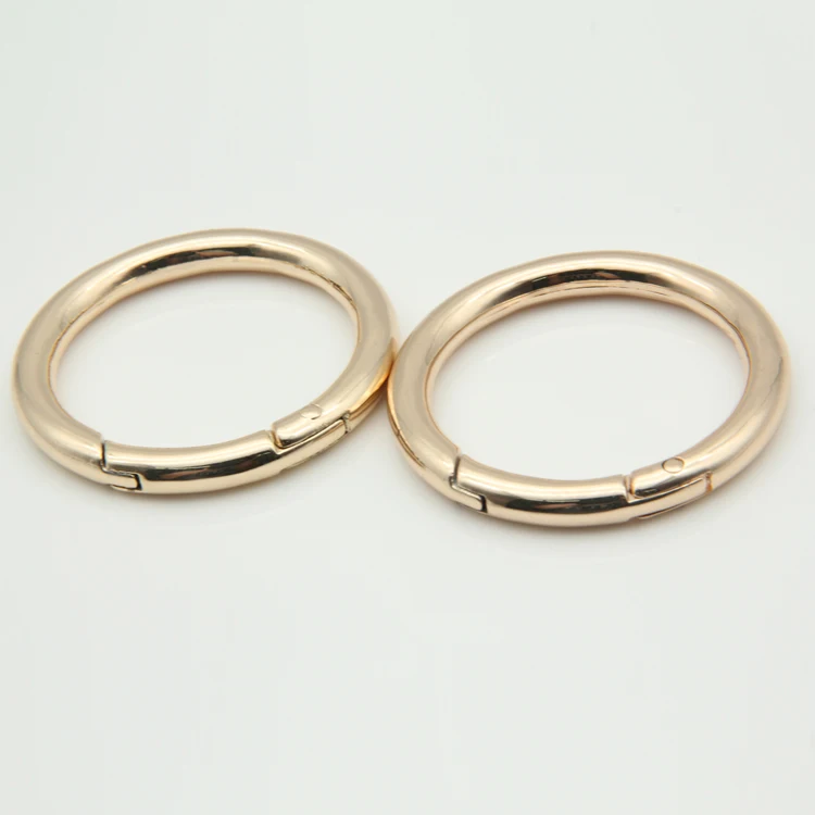 Hot Sale Light Gold Color Heavy Duty Metal Flat Light Gate O Ring