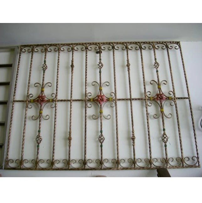 wrought iron window grill