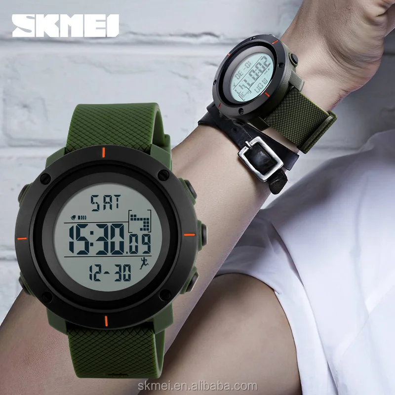 Китай зеркало led шагомер спорта цифровые часы саат оптом paypal оплаты