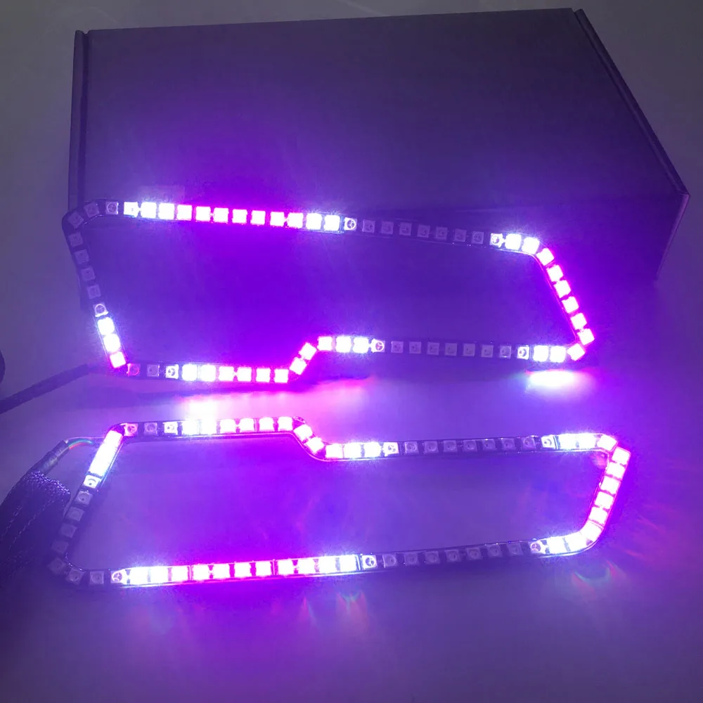 Jiujiang misun New arrival! led board color chasing headlight for gator