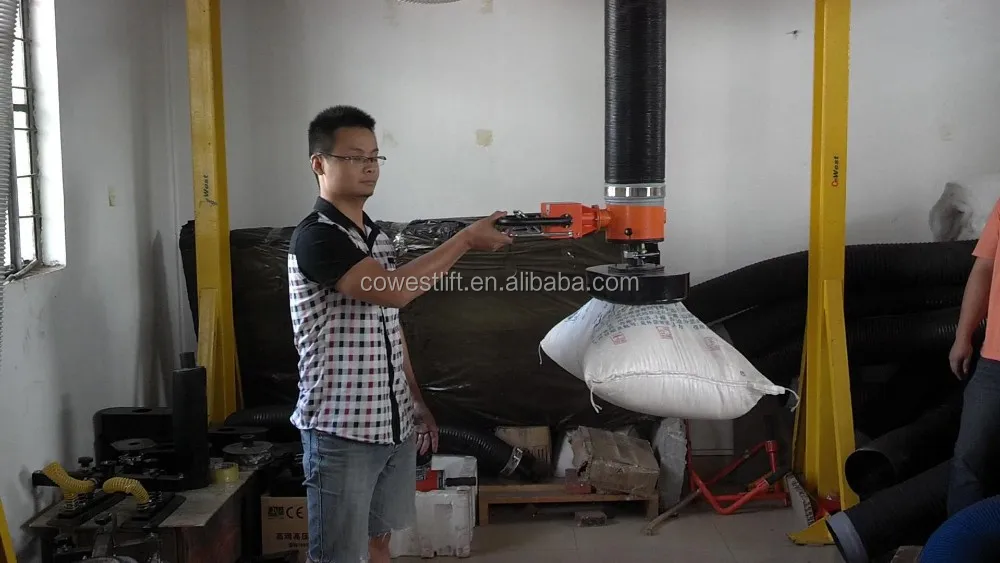 vacuum lifter for sacks, bags