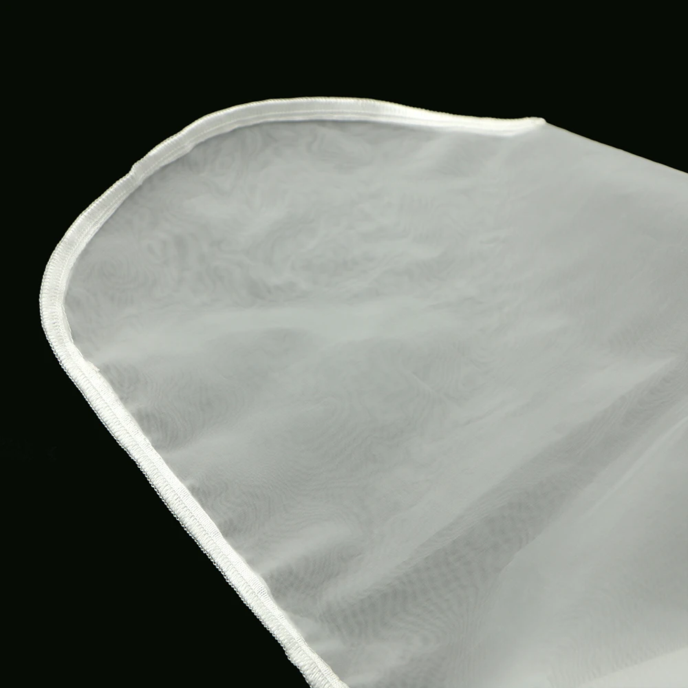 white nylon filter bag for  chemicals filtering round neck  size customization