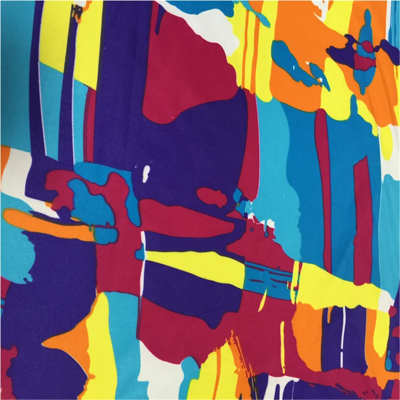 
150Dx150D 100%Polyester brushed on both sides microfiber printed peach skin fabric for beach shots 