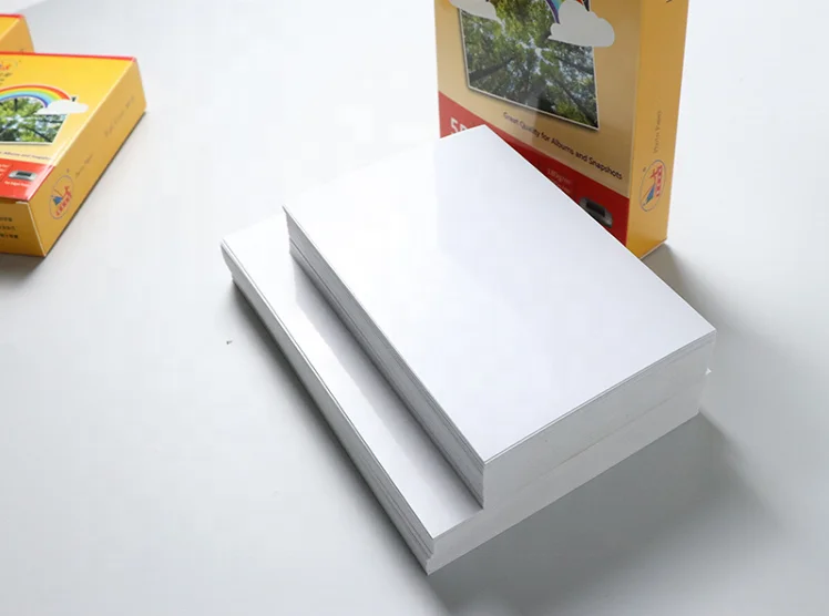 Waterproof Non-tearable PET Resin Coated Glossy Photo Paper For Inkjet Printing Colorful