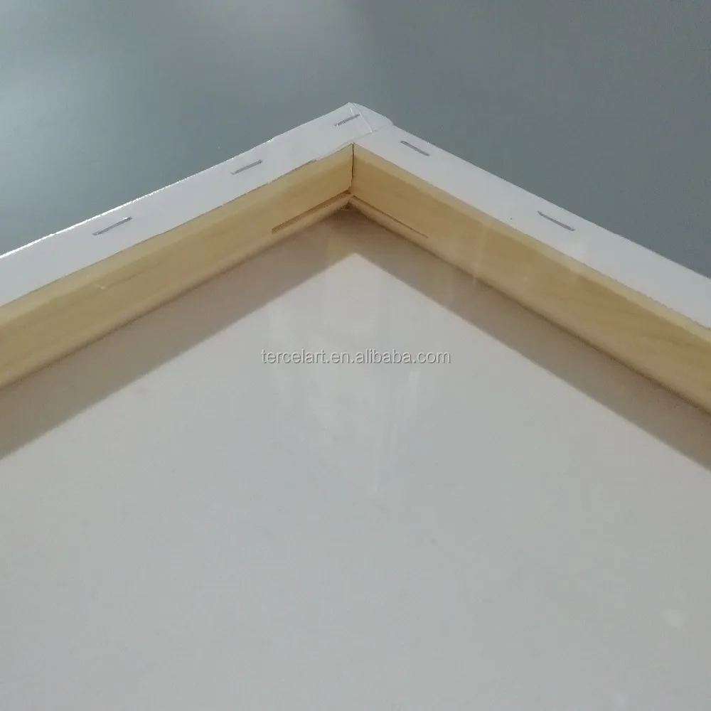 
pure cotton students used blank unbleached Stretched canvas, painting canvas for Studio ;Artist using canvas 