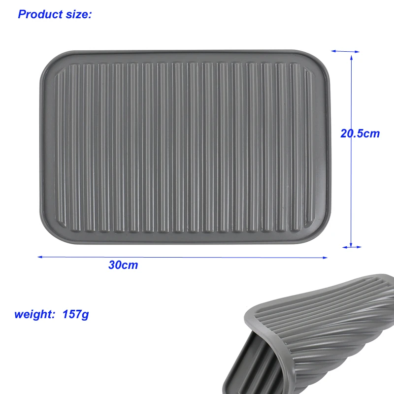 
Drain Mat Kitchen Dry Mat Silicone Drying Mat 