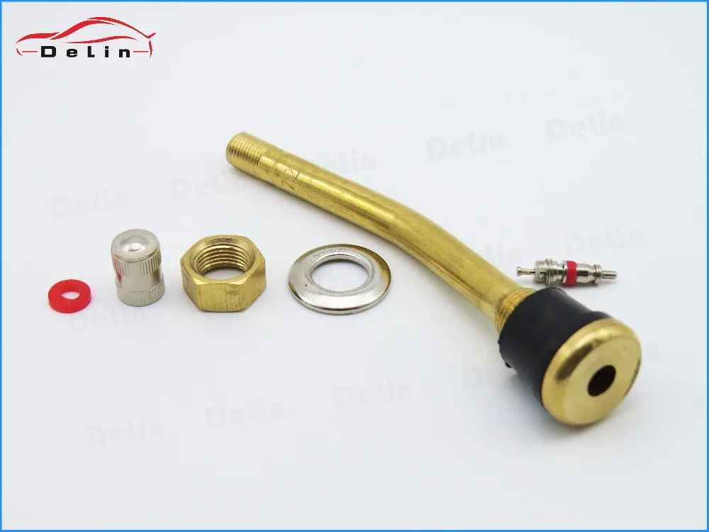 DeLin metal brass copper Clamp in air valve Truck and Bus Tire Valve tr572