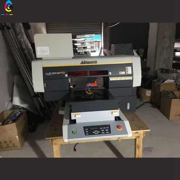 Second Hand Mimaki UJF3042 UV LED Desktop Printer  With Mimaki LH100 Curable UV LED Ink