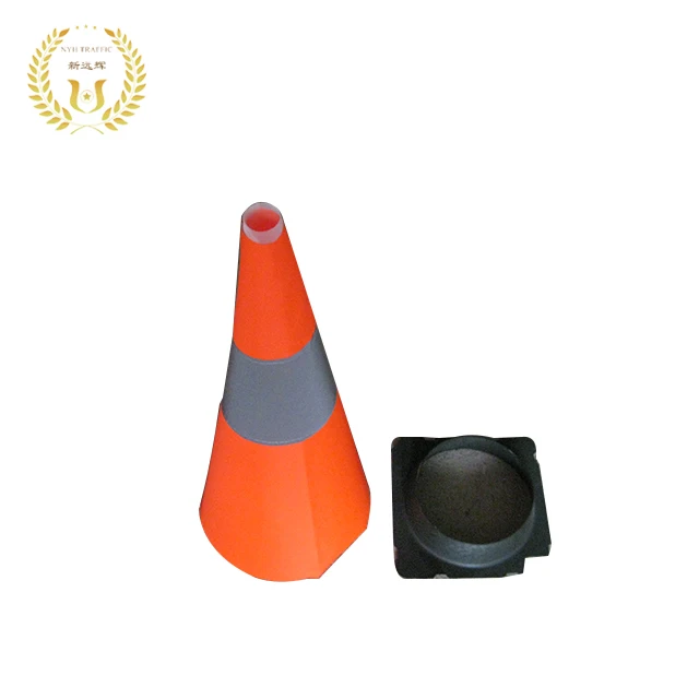 Reflective 900mm foldable  Warning PVC Traffic safety Cone