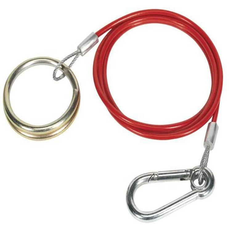 2.5mm tension hoists capstan wire rope winch cable with strength hook