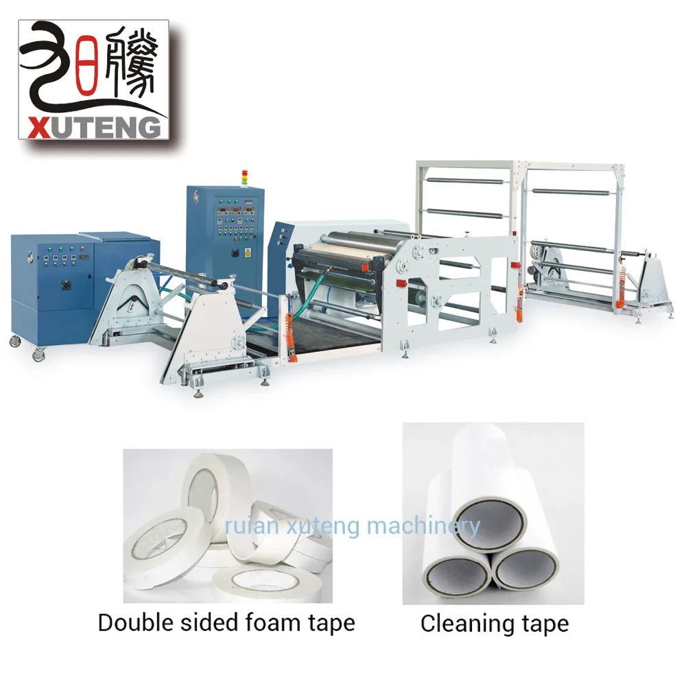 
Aluminum Foil / Plastic Film / Release Paper Adhesive Sticker Spin Coater With Hot Melt Glue 