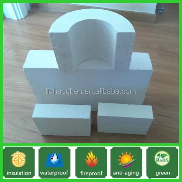 Calcium silicate pipe non-asbestos thermal insulation material