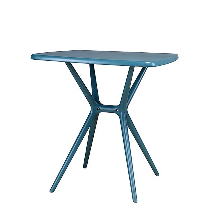 Dining Table Coffee Chatting Table Creative New Solid PP Material with Assemble set Design Table for Home furniture