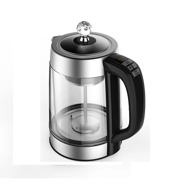 Home Kitchen appliances 220V Electric 1.7L digital control Glass Kettle