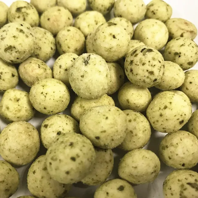 ISO HALAL Certified Cheese Flavor Canned Coated Green Peas