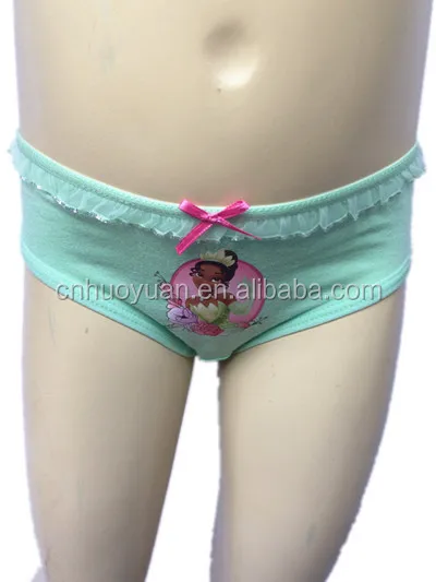 Hot Girl Everyday Sheer Underwear Panties with Cartoon printing