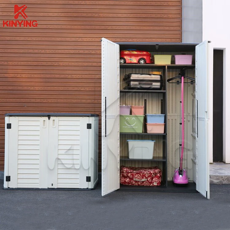 Kinying бренд 2,4 ft. Вт х 4 фута. D открытый ящик для хранения Пластиковые горизонтальные ящик для инструментов для инструмента всякой всячины