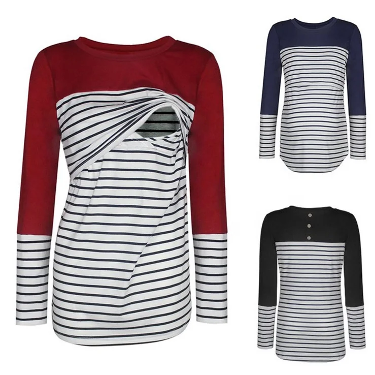 
Pregnancy Clothes Maternity Nursing Tops Breastfeeding Clothes Clothing Maternity Nursing Shirt Feeding Nursing Wear 