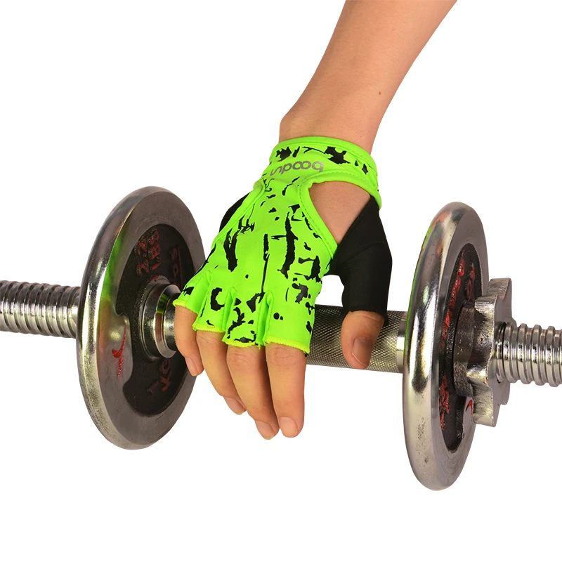 Custom Microfiber Half Finger Fitness Weight Lifting Gloves For Gym Workout Women
