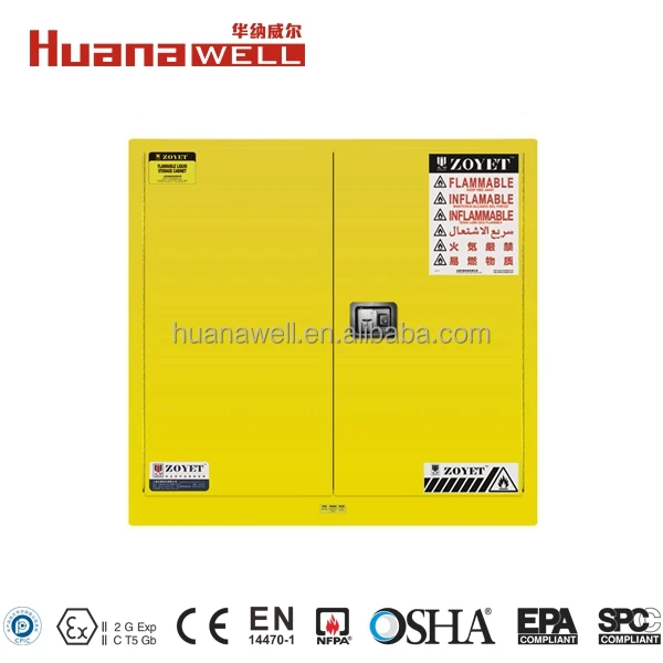 30Gal Industrial Lab Chemical Metal Storage Cabinet