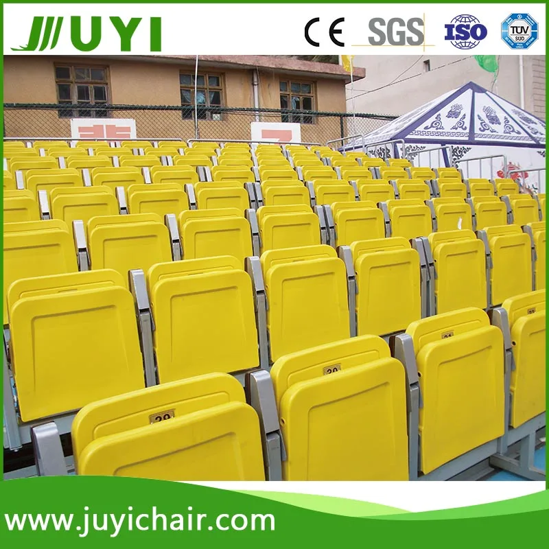 JY-716 Manufactory Used Outdoor Hockey Telescopic Theater seating Retractable Auditorium Seat Bleacher Chairs