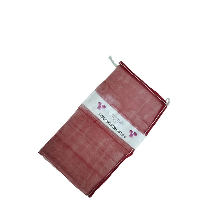 China factory pp recycled leno mesh bag firewood sacks for vegetable onion potato bag net