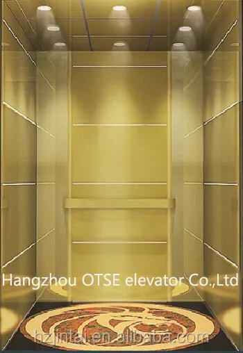 Mirror finished small building elevator /residential elevator lift
