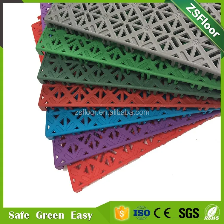 China portable outdoor interlocking outdoor basketball court surface