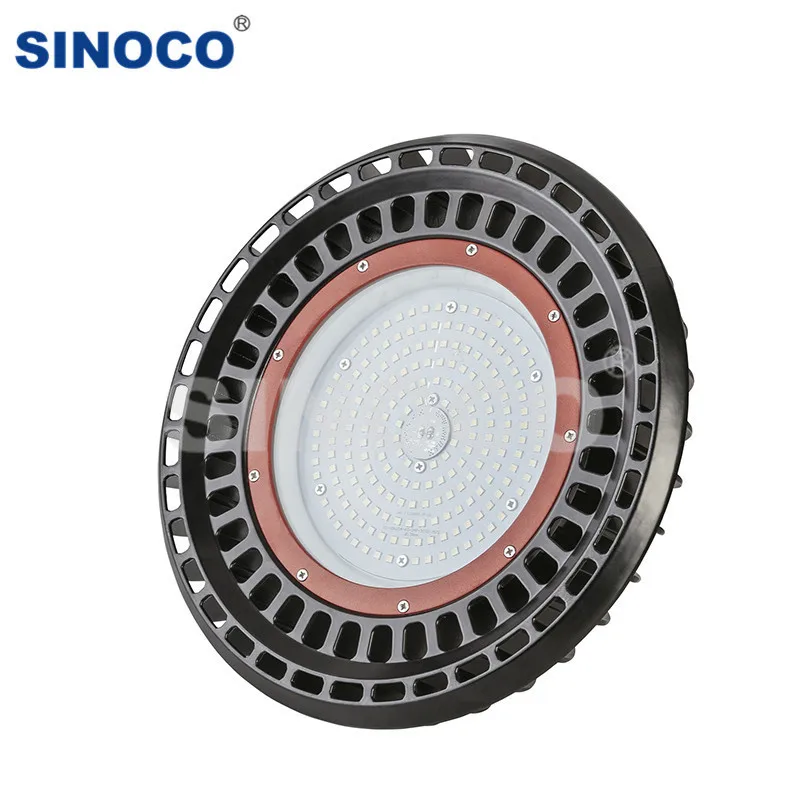 80W UFO LED High Bay Light Aluminum Alloy Body IP66 5000K Color Temperature Epistar Chip for Warehouse Use