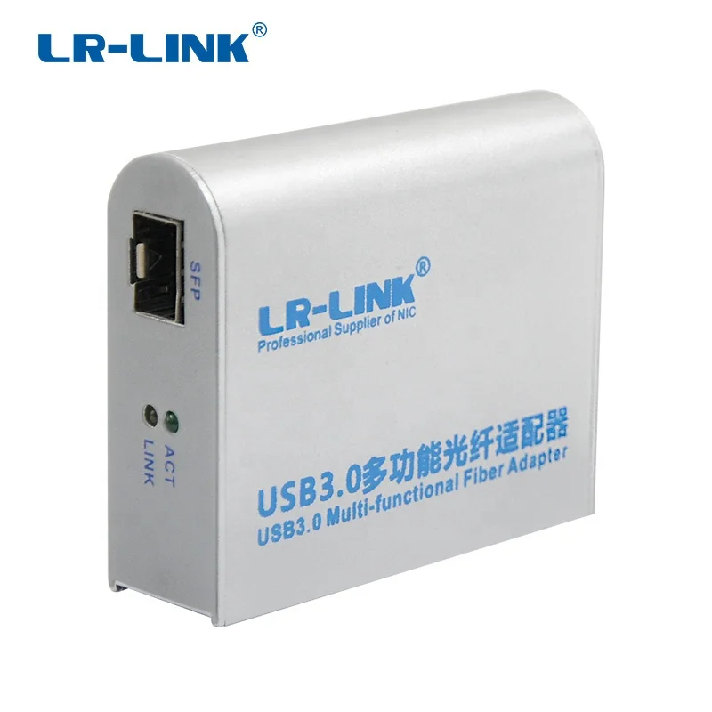 LREC3210PF-SFP Gigabit 1000Base-X Realtek RTL8153 для программирования в производственных условиях с одним портом USB3.0 волокна NIC настольный компьютер сетевые карты