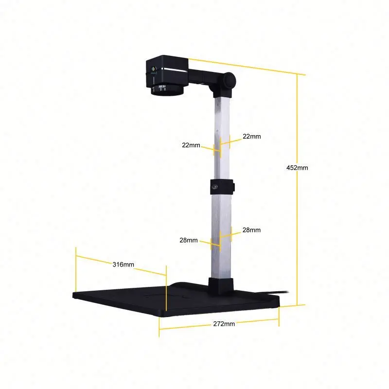 Book scanner OCR document camera objects scanning