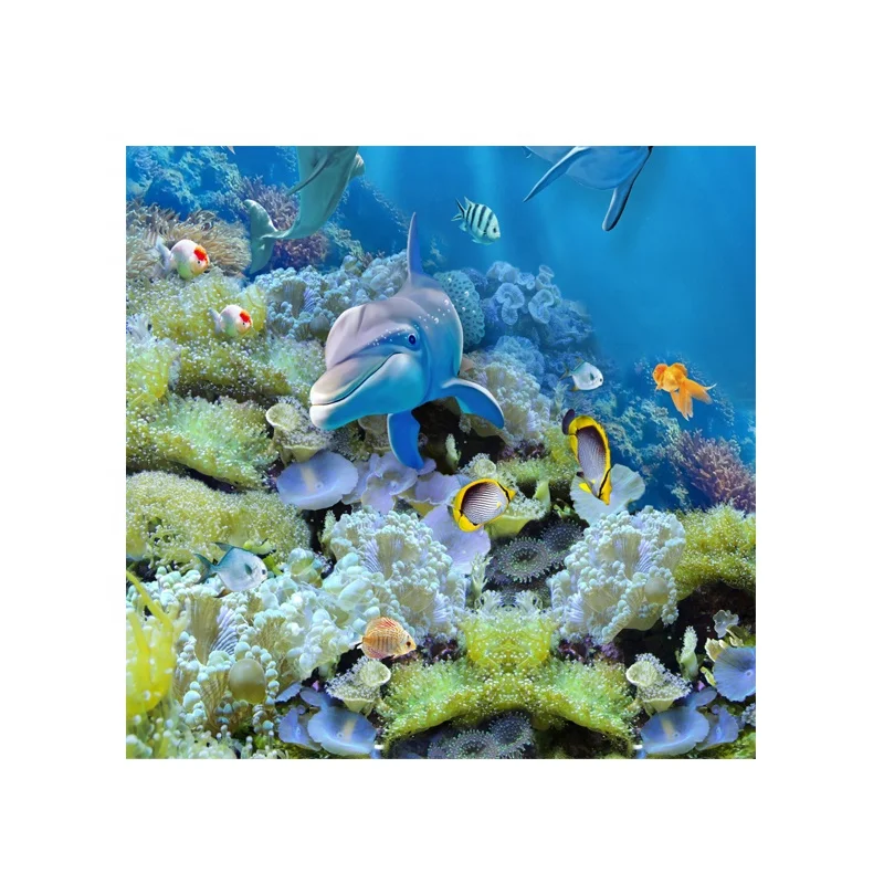 Sea Floor Home Wall Paper Custom Printed Mural Sky for Kids Room