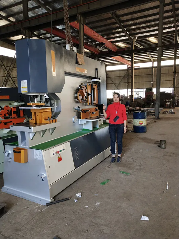 High Configuration Q35Y-40 series hydraulic combined punching and shearing Ironworker pressing and cutting machine