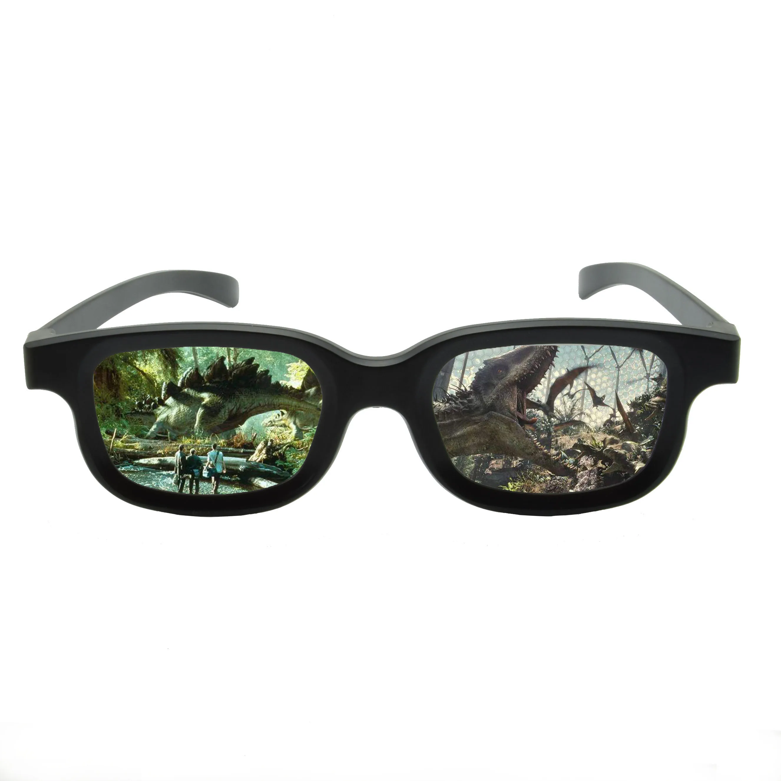 Promotional Theater Style Folding Circular Polarized 3D Plastic Glasses for Adults and Kids