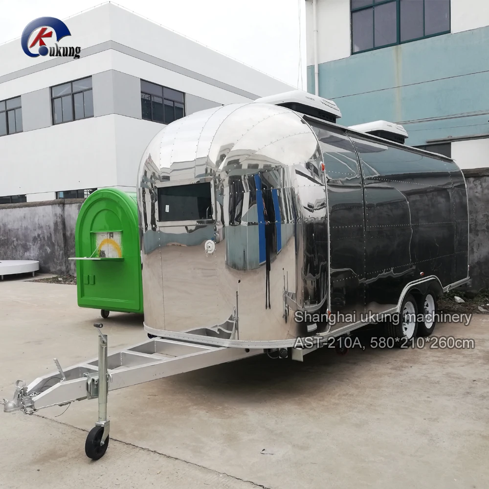 
UKUNG Travel Trailer Charm Sterling Silver Airstream Camper, airstream mobile kitchen 