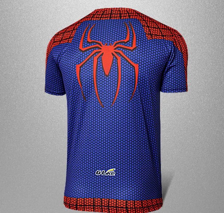 
Wholesale 3D Print T-shirt Superhero Sublimation Tops Plus Size N10-14 