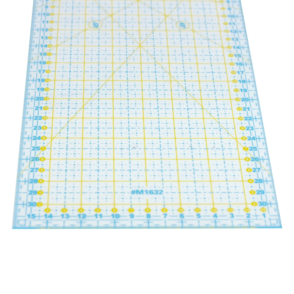 quliting rulers (metric & imperial) Patchwork Ruler High Grade Acrylic Material Transparent Ruler Scale 16*32CM 1 pcs #M1632